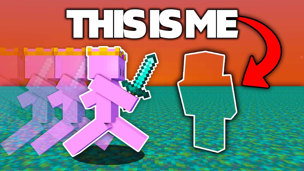 Minecraft Manhunt, But I Can Turn Invisible...
