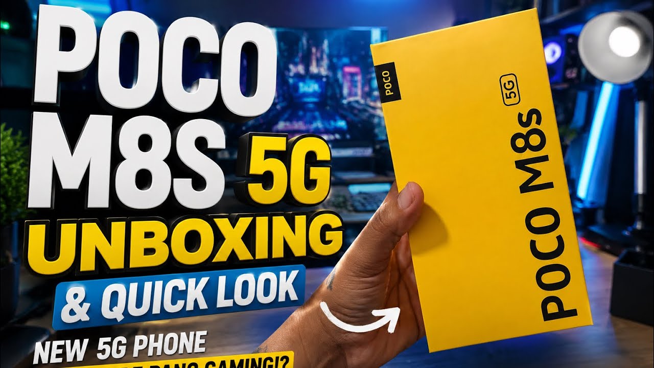 POCO M8s 5G UNBOXING AND QUICK LOOK: THE BEST 5G PHONE TODAY! 