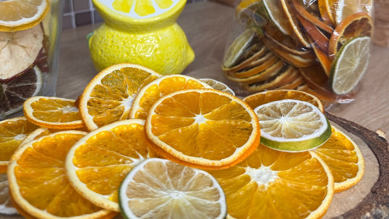 وفري فلوسك وديري البرتقال والفاكهة المجففة فى بيتك احلى وانجح طريقة 
