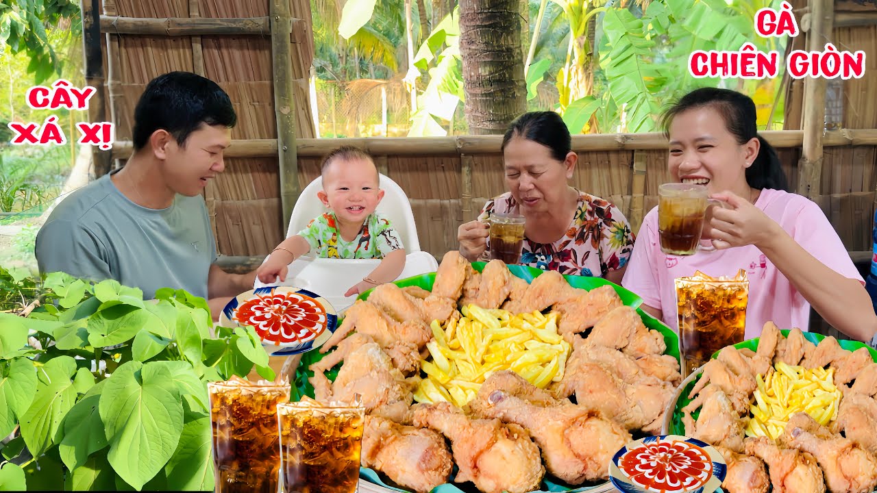 Nấu Nước Xá Xị Ăn Cùng Cánh Gà Chiên Giòn Kem Vui Mừng Khi Lần Đầu Uống Nước Ngọt