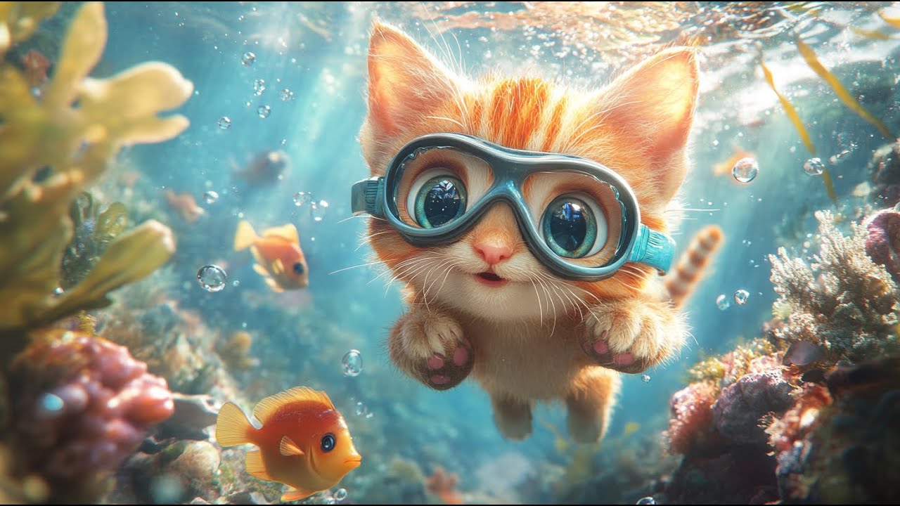 🌍 Kitty&rsquo;s Grand Adventure &ndash; Kids Song,  Tropical Island Journey