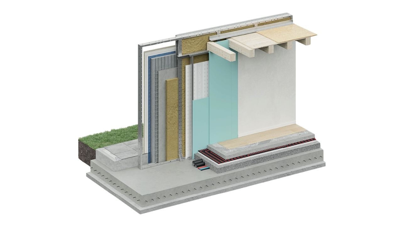 Sistema costruttivo Steelconcrete&reg; di Steelhome