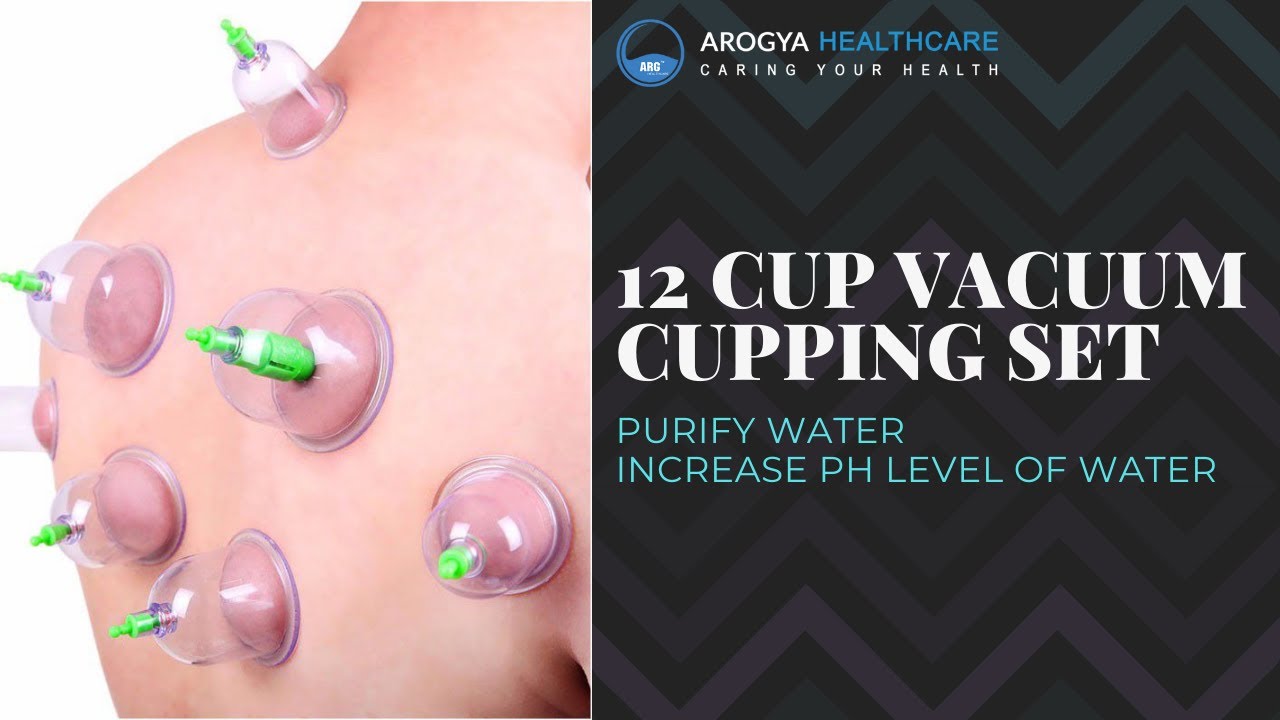 ARG 12 CUP VACUUM CUPPING SET (ARG 710) | VACUUM MASSAGE SUCTION CUPS | ARG HEALTHCARE