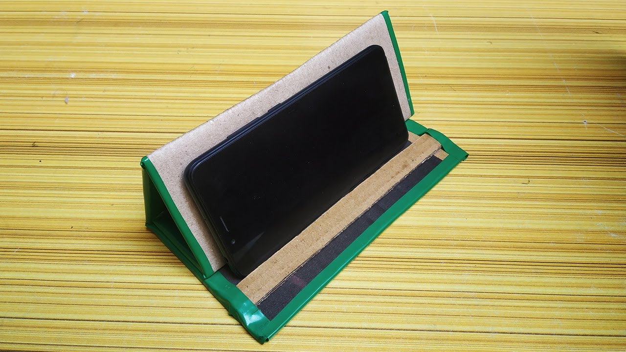 How to make Mobile / Tablet Stand at Home | DIY Tablet Stand with waste material