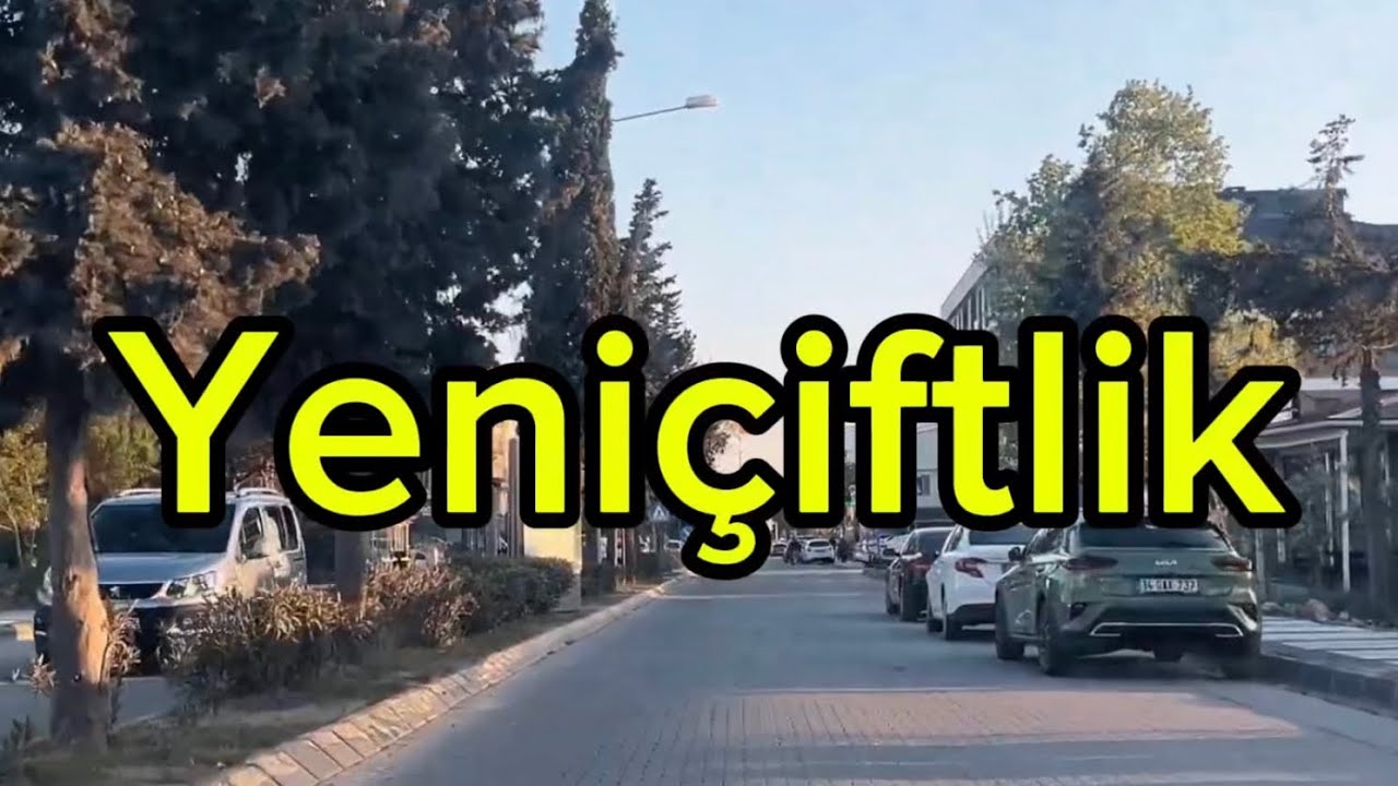 Yeniçiftlik…Mustafa Kemal Atatürk caddesinde kısa bir tur…