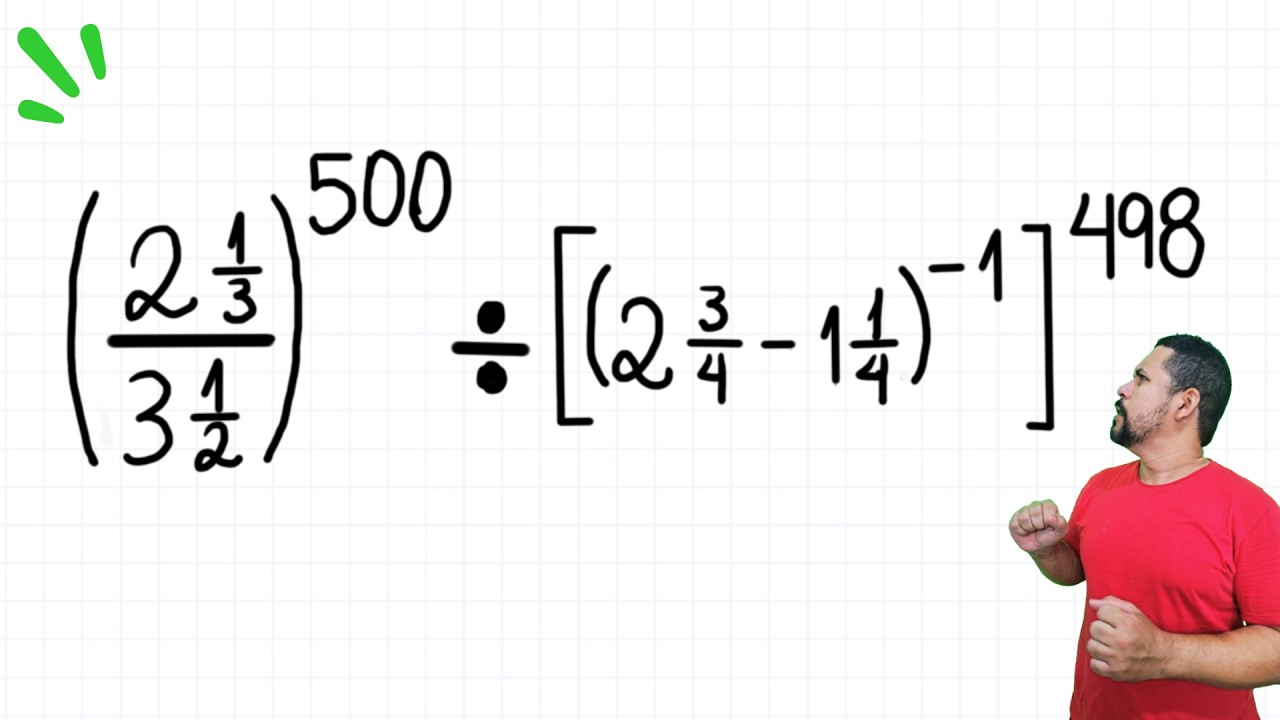 COMO RESOLVER essa Expressão com Números Mistos