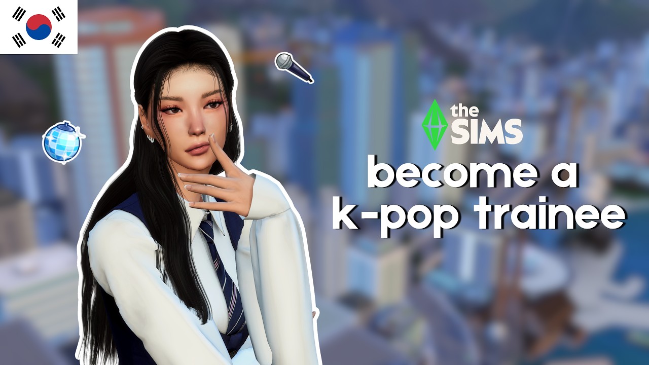 Как стать стажером K-pop группы в Sims 4!