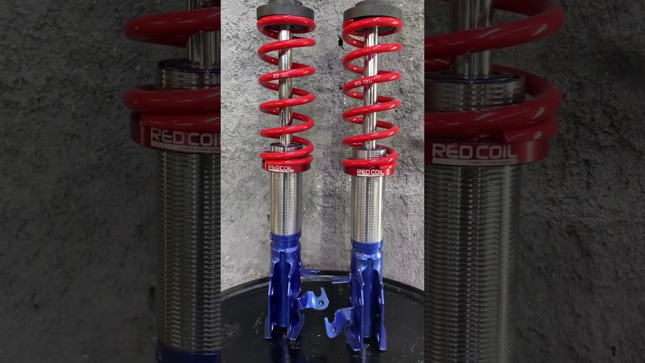 Suspens&atilde;o Rosca Slim Molas e Tubos Red Coil #viralshort #viralvideo #viralshorts