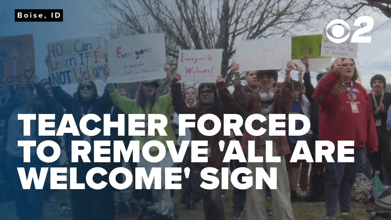 Students rally for teacher's freedom of expression at Renaissance High School