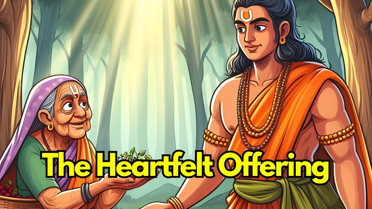 История Шабари и Господа Рамы: Искреннее подношение #ramayan