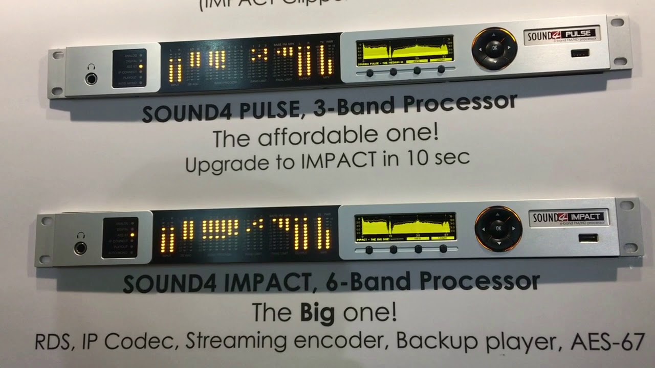 ФМ процессоры от компании Sound4