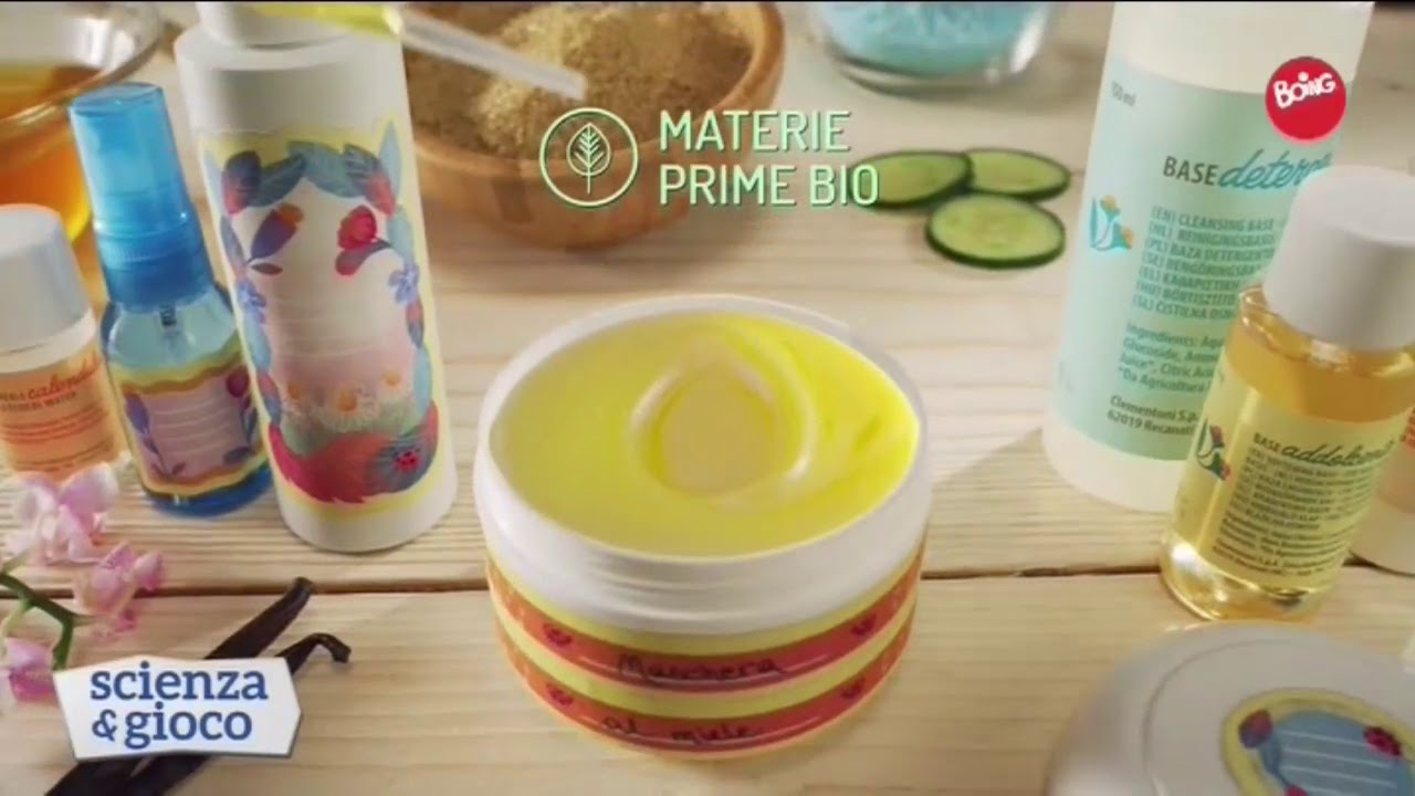 Scienza e gioco Clementoni la biocosmesi e bio serra pubblicità spot 2019