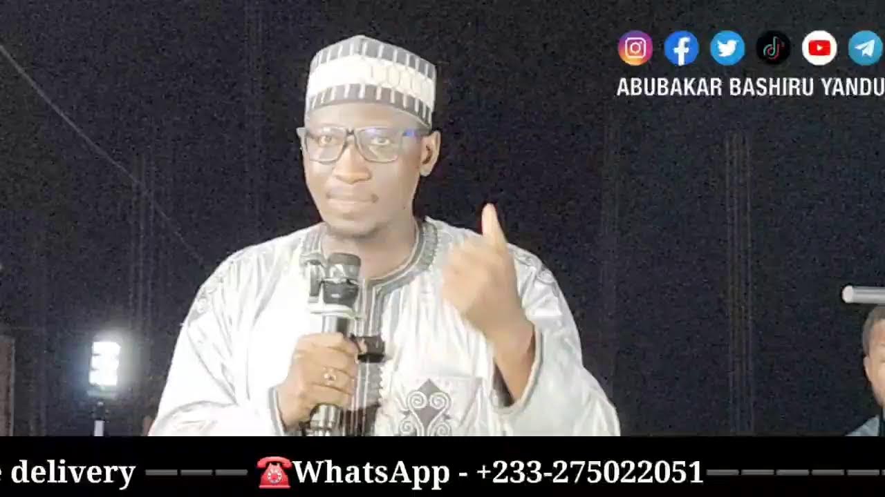 🎥 SPECIAL NIGHT DA'WA AT SUHUM - 2026
🎙𝐒𝐩𝐞𝐚𝐤𝐞𝐫 : ABUBAKAR BASHIRU YANDU
