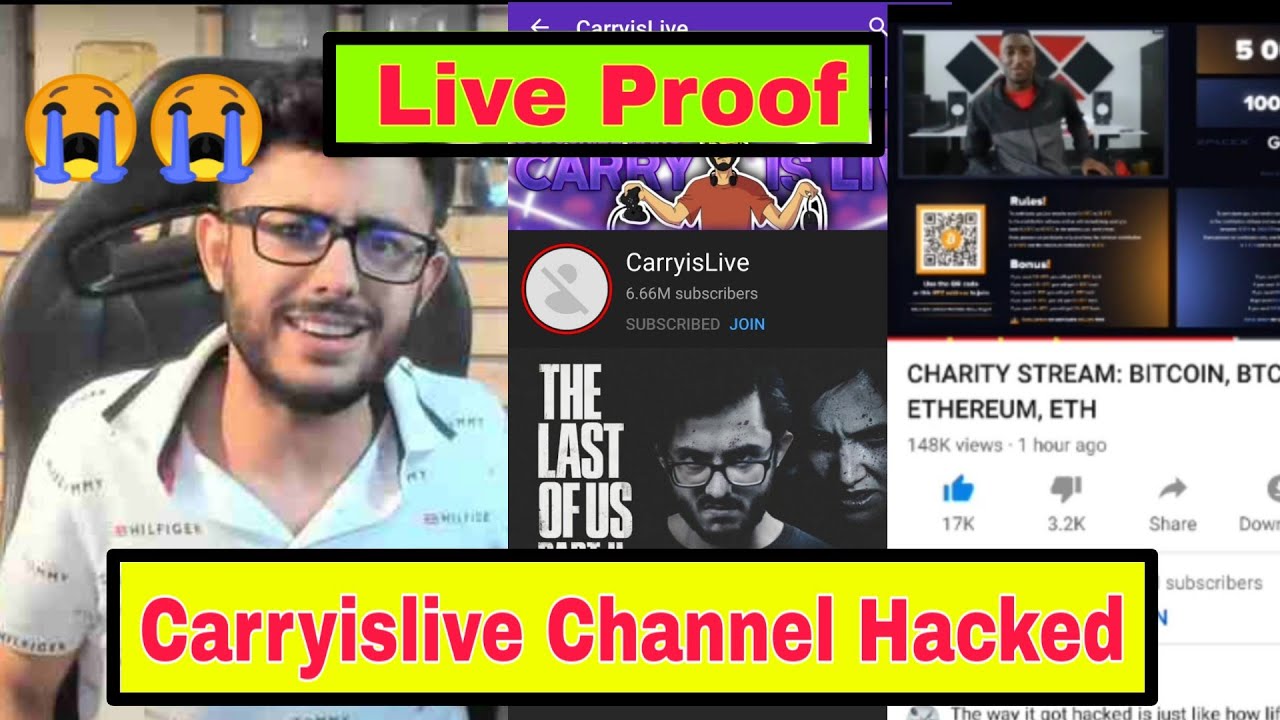 Carryislive Channel Is Hacked😭😭 | Live Proof | Reply Of Carryminati