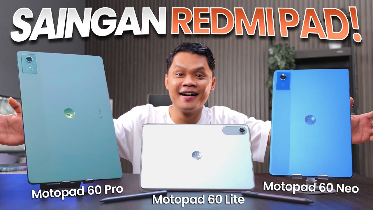 Mulai 1 Jutaan !! Saingan Baru Tablet Redmi Pad | Motopad 60 Series