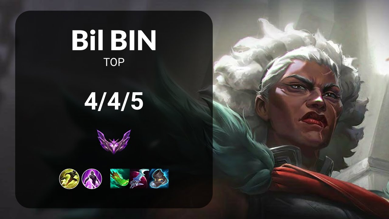 Bil Bin Ambessa vs Anivia TOP - KR MASTER Patch 15.16