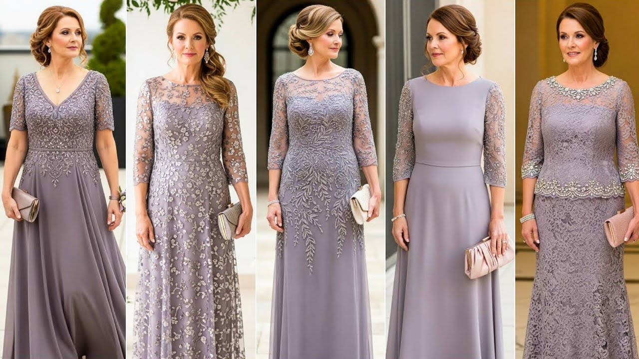 Smoky Lavender Mother of the Bride Dresses | Tea Length to Floor Length, Chic Styles for Any Wedding