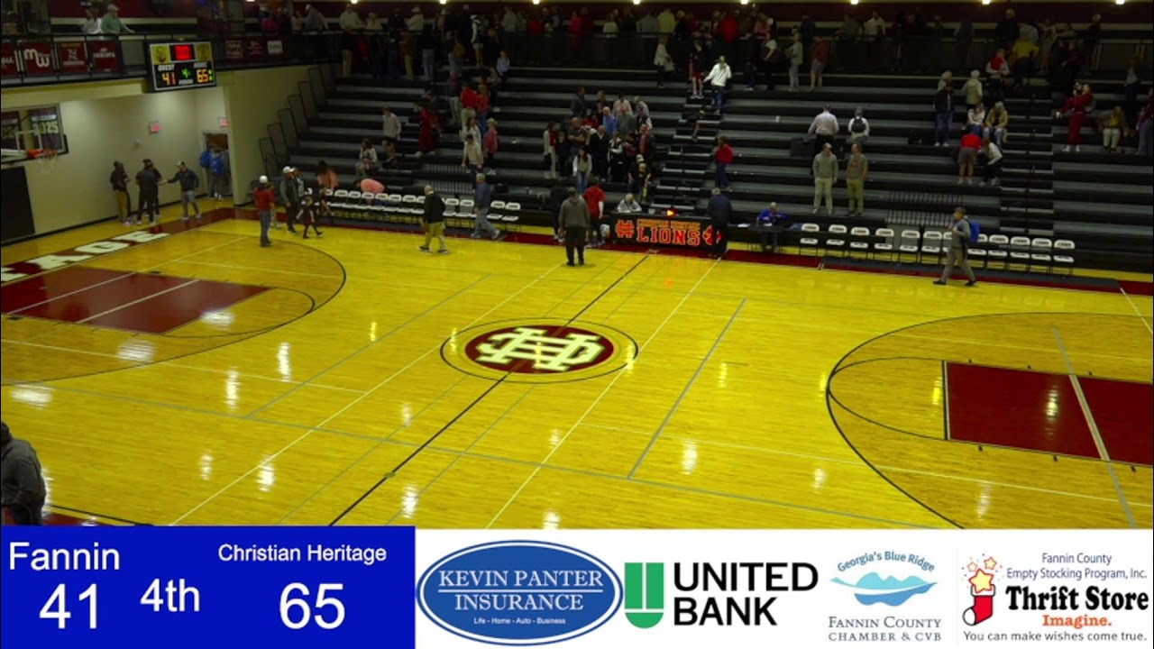 Fannin Vs. Christian Heritage Basketball 2025