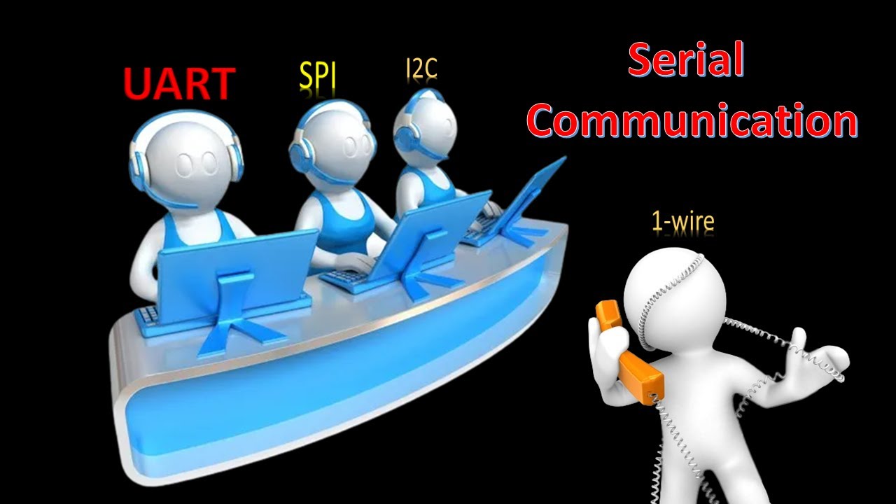 UART , SPI , I2C ,1-Wire serial communication principle