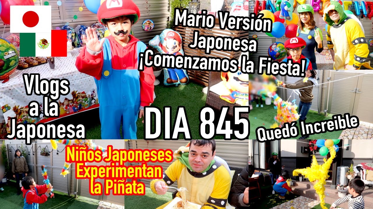 Japoneses Emocionados con la Piñata + Fue un Exito ¡Fiesta Mario Bros! JAPON - Ruthi San ♡ 22-12-19