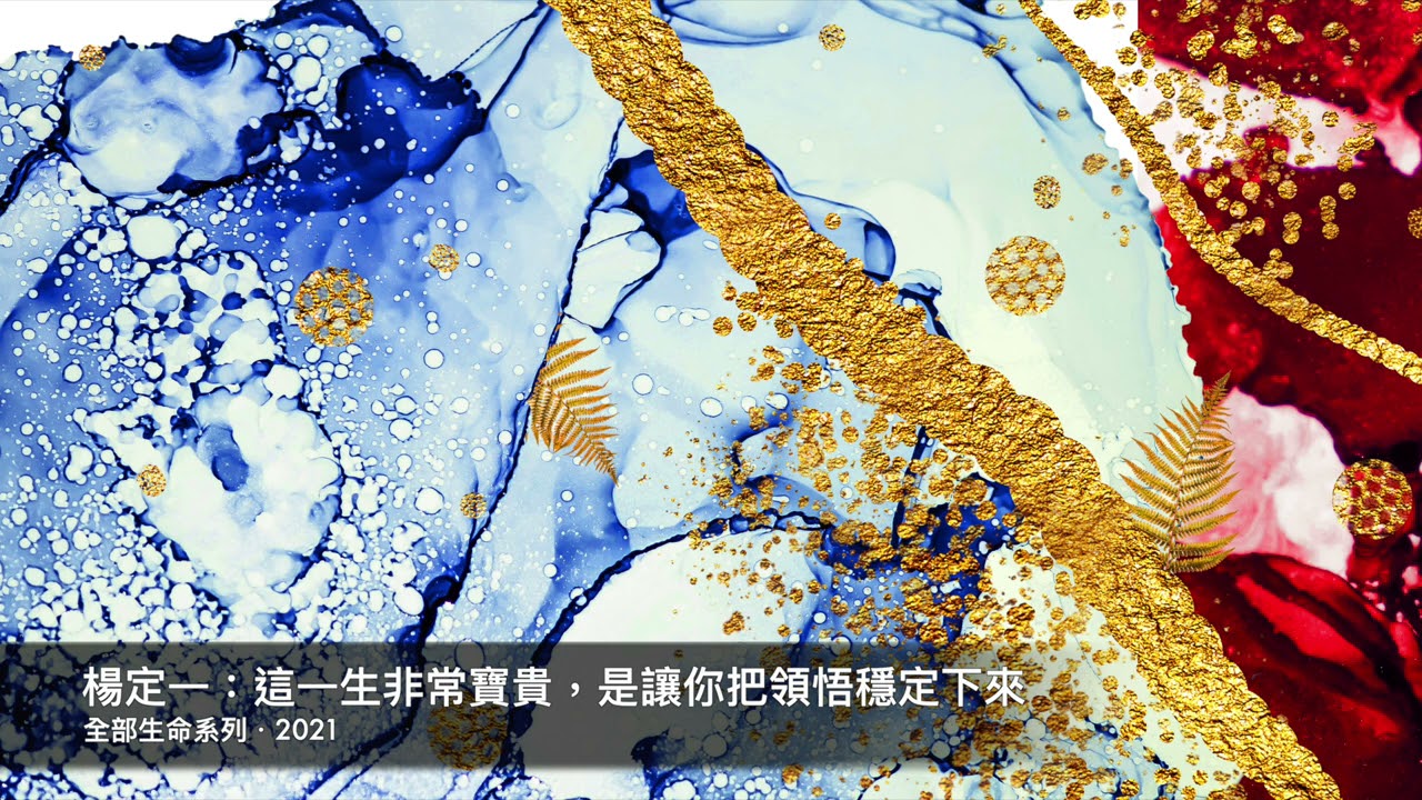 楊定一：這一生非常寶貴，是讓你把領悟穩定下來
