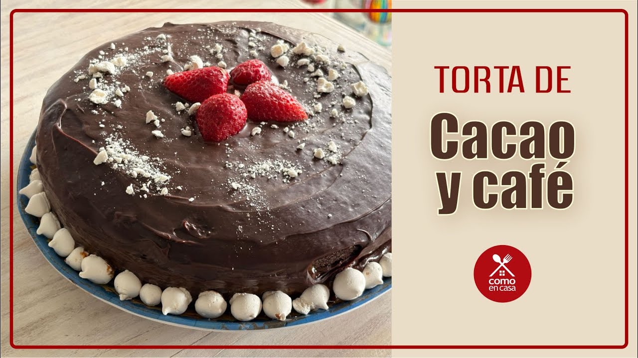 TORTA DE CACAO Y CAFÉ