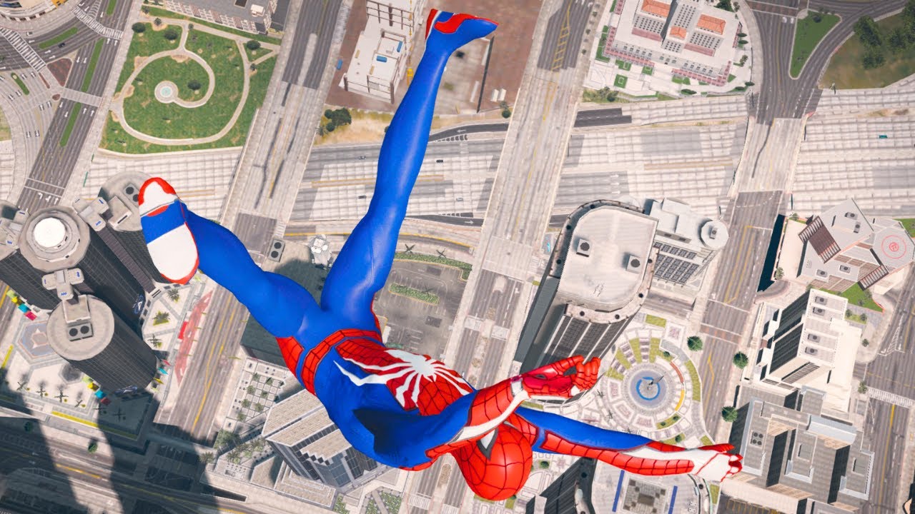 GTA 5 Spider-Man Ragdolls & Crazy Jumps/Fails | Euphoria Physics Funny Moments Compilation part #29