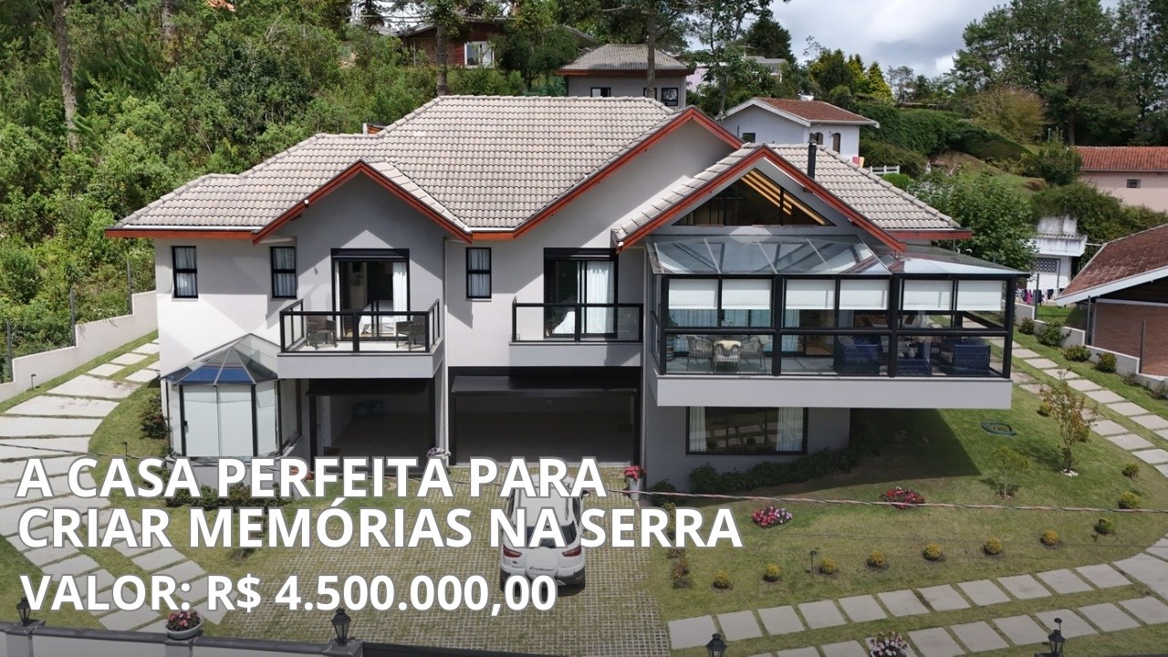 A casa perfeita para criar memórias na Serra!