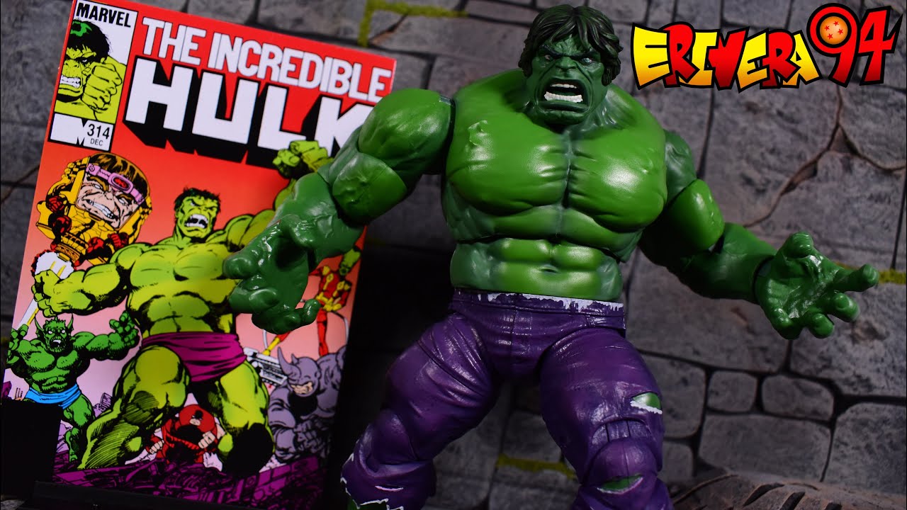 Marvel Legends 20th Anniversary Toybiz Series 1 INCREDIBLE HULK Retro Vintage Figure Review
