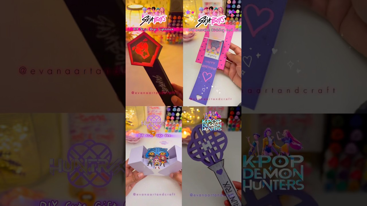 🎴 KPOP ОХОТНИКИ НА ДЕМОНОВ &mdash; ИДЕИ ДЛЯ ПОДЕЛОК
