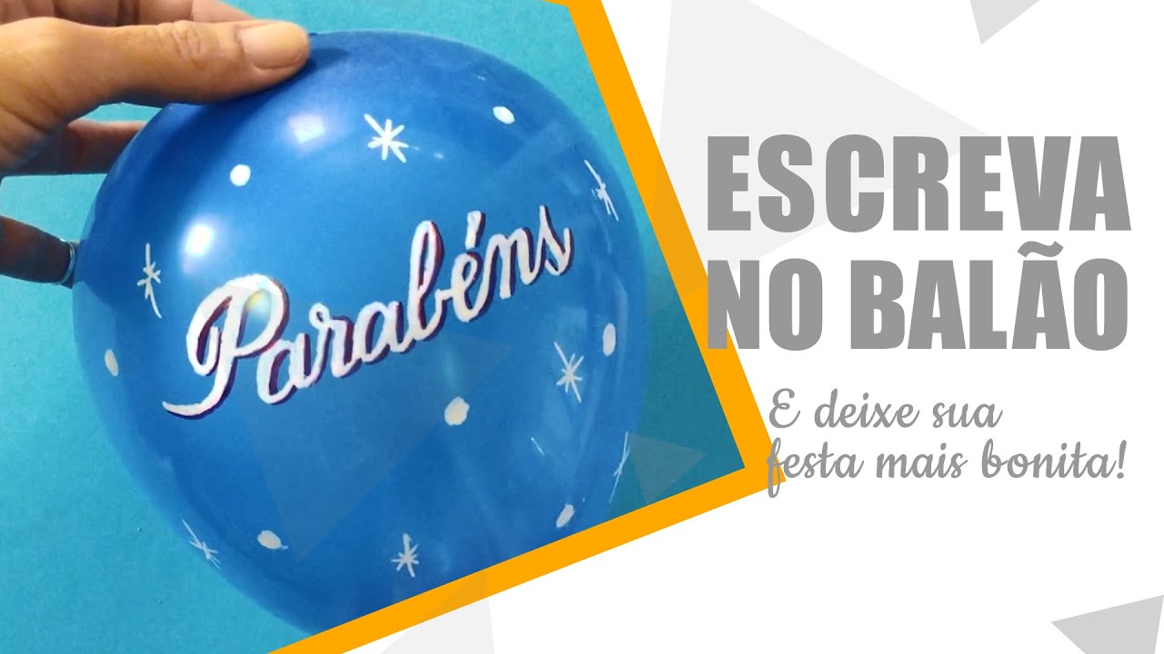 Balão personalizado│caligrafia artística│Letra de Artista