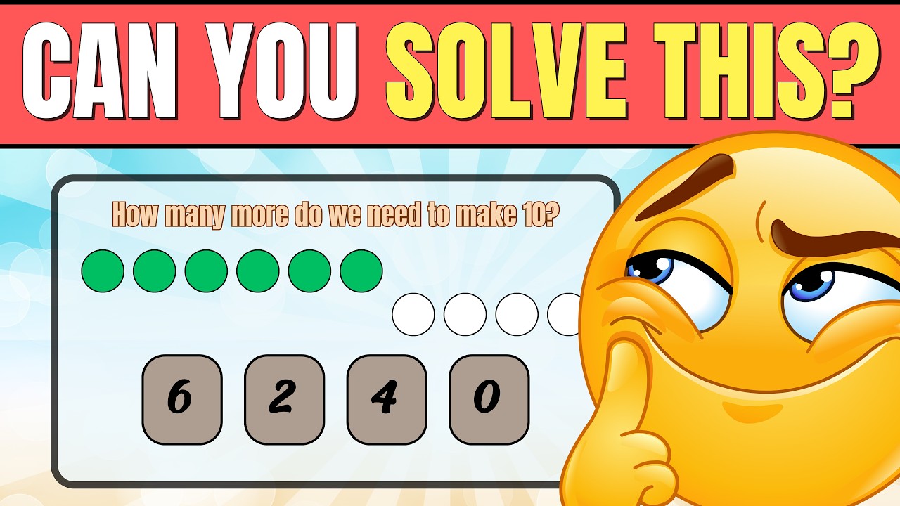 Fun Math with Circles 🟢⚪ | Learn Addition & Subtraction 1–10 for Kids | Safe Place