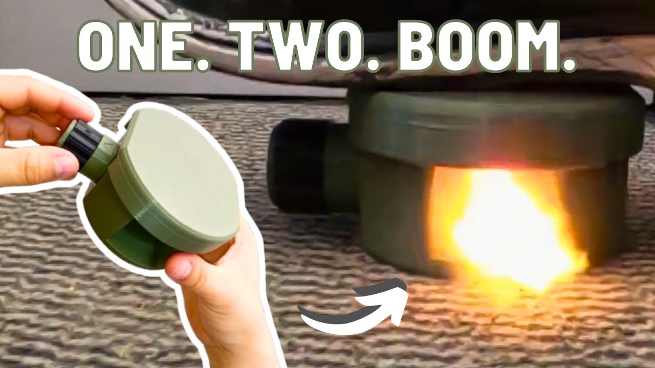 This Airsoft Land Mine Takes SECONDS To Deploy (Adder 3D-Printed Cap Airsoft Landmine)