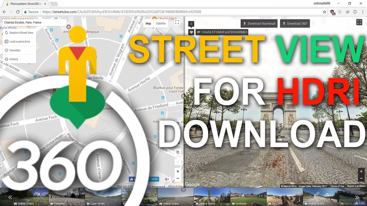 How to Download 360 Panorama Photo from Street View Tutorial _ istreetview.com
