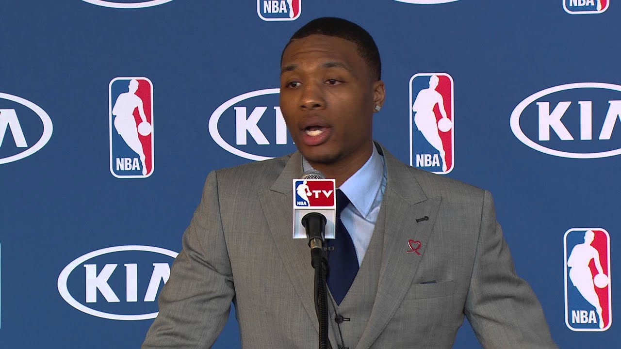 Kia Rookie of the Year Damian Lillard Speech