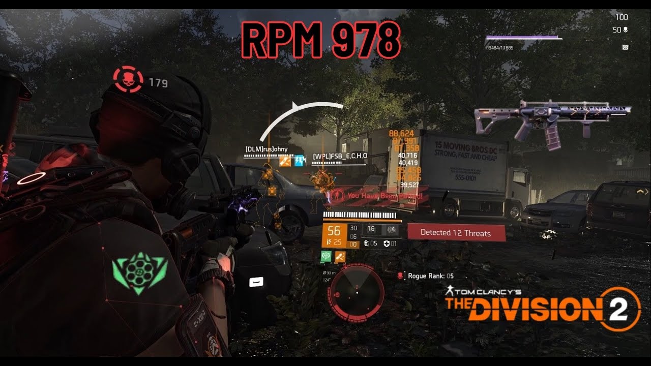 The Division 2 TU18.4 RPM 978.(Striker).Dark Zone PvP
