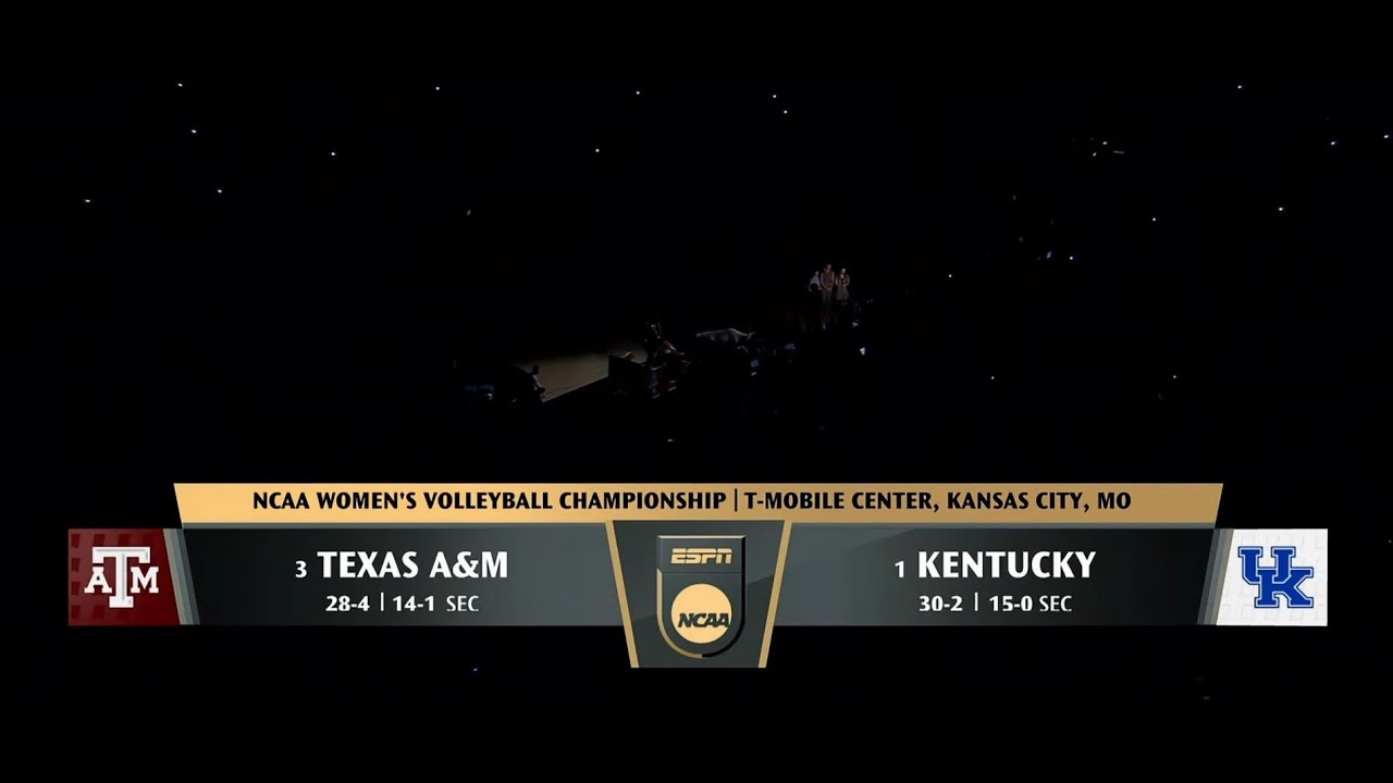 2025 Kentucky Volleyball - NCAA Tournament Championship - Kentucky vs Texas A&M
