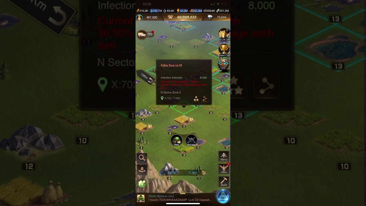 Last Shelter Survival - taking high level tiles