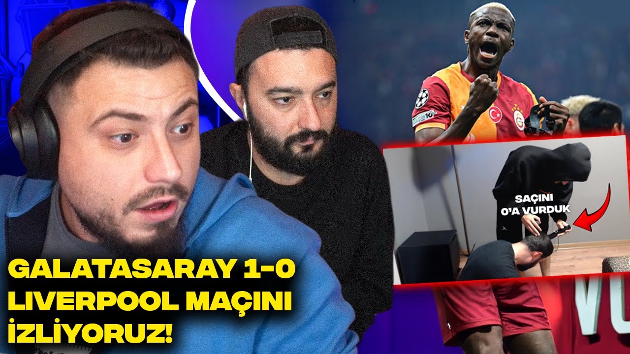 GALATASARAY KAZANDI UMUR AFAN SAÇINI 0’A VURDU! | GALATASARAY 1-0 LIVERPOOL MAÇINI İZLİYORUZ!