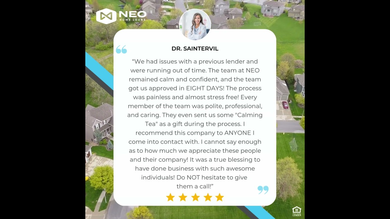 How NEO Home Loans Helps Physicians Get Approved in Just 8 Days #physicianhomeloans #doctormortgage