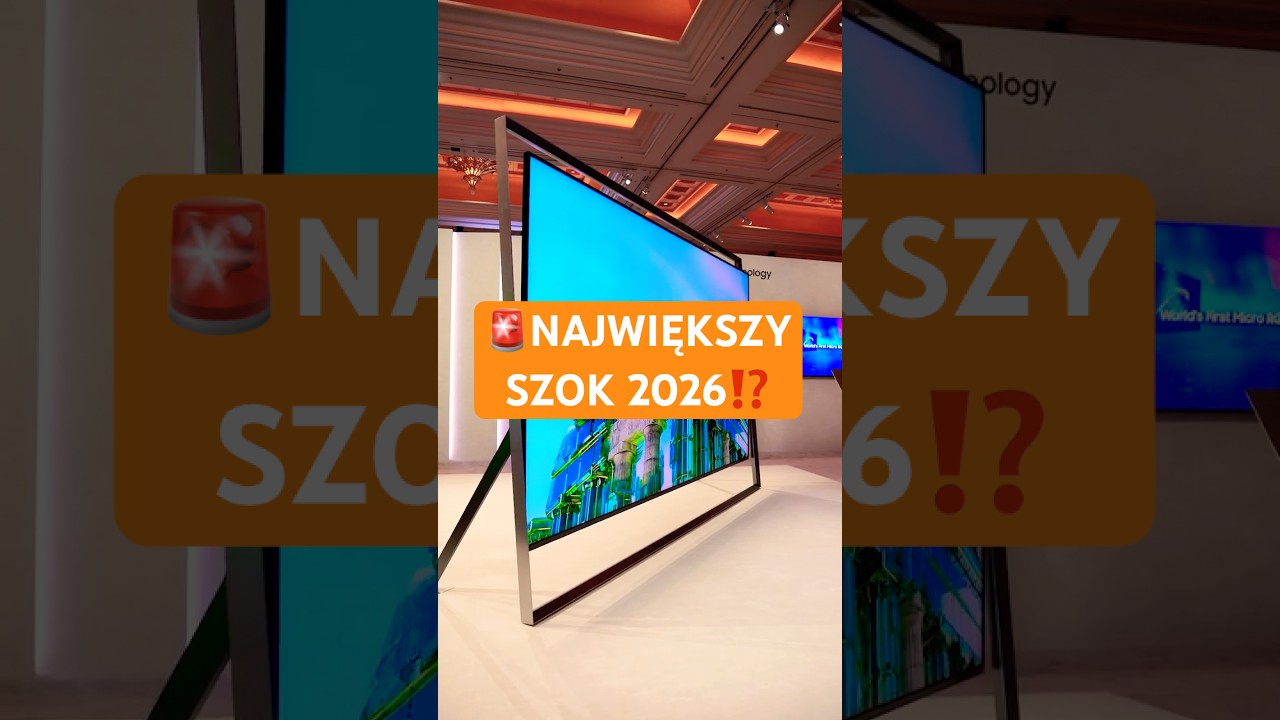 NAJWIĘKSZY TELEWIZOROWY SZOK 2026?! 130-CALOWY SAMSUNG MICRO RGB POWALA!