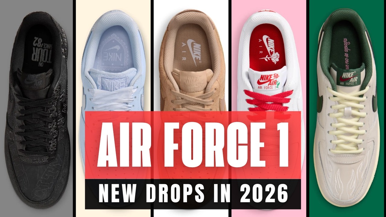 Upcoming Nike Air Force 1 Releases Spring/Summer 2026!