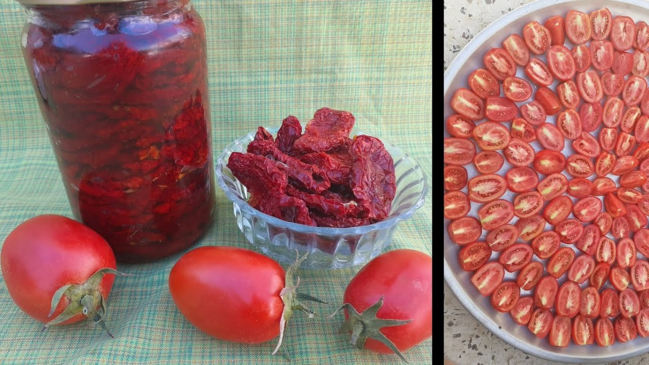 Сушеные на солнце помидоры, слишком легко! в 3-4 дня