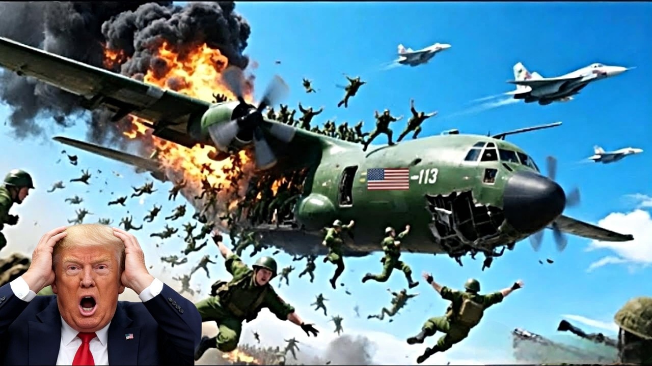 2 minutes ago: 7 US C-130 aircraft carrying 3000 troops were destroyed by Russian su-57s.