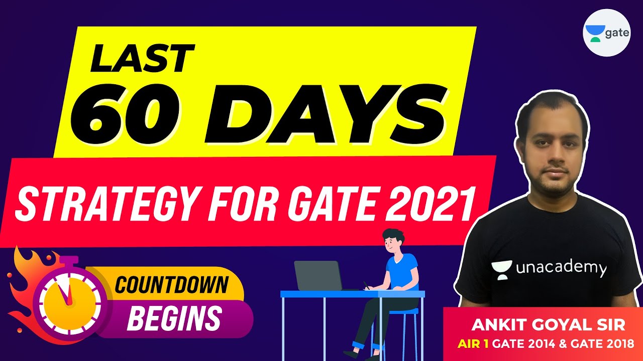 Last 60 days strategy for GATE 2021 | GATE/ESE Preparation Strategy by Ankit Sir