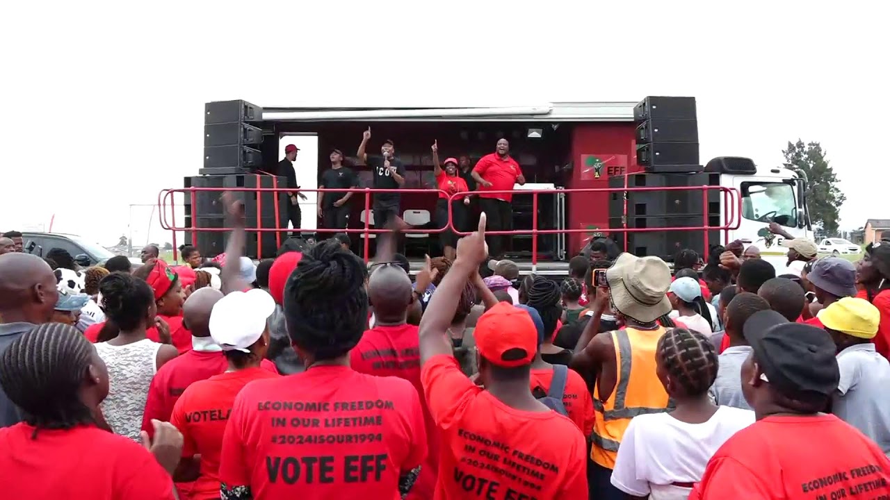CIC Julius Malema Addresses Community Meeting in ward 06, Hammardale in KZN.