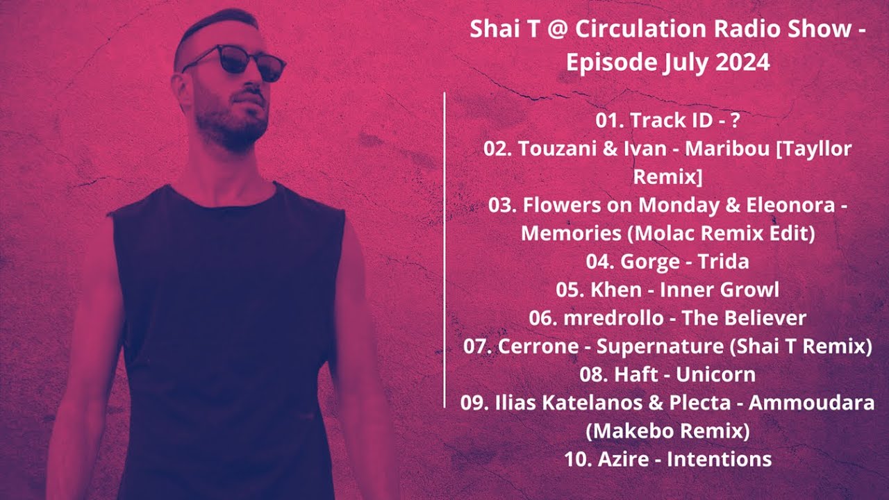 Shai T @ Circulation Radio Show - Episode July 2024 with tracklist