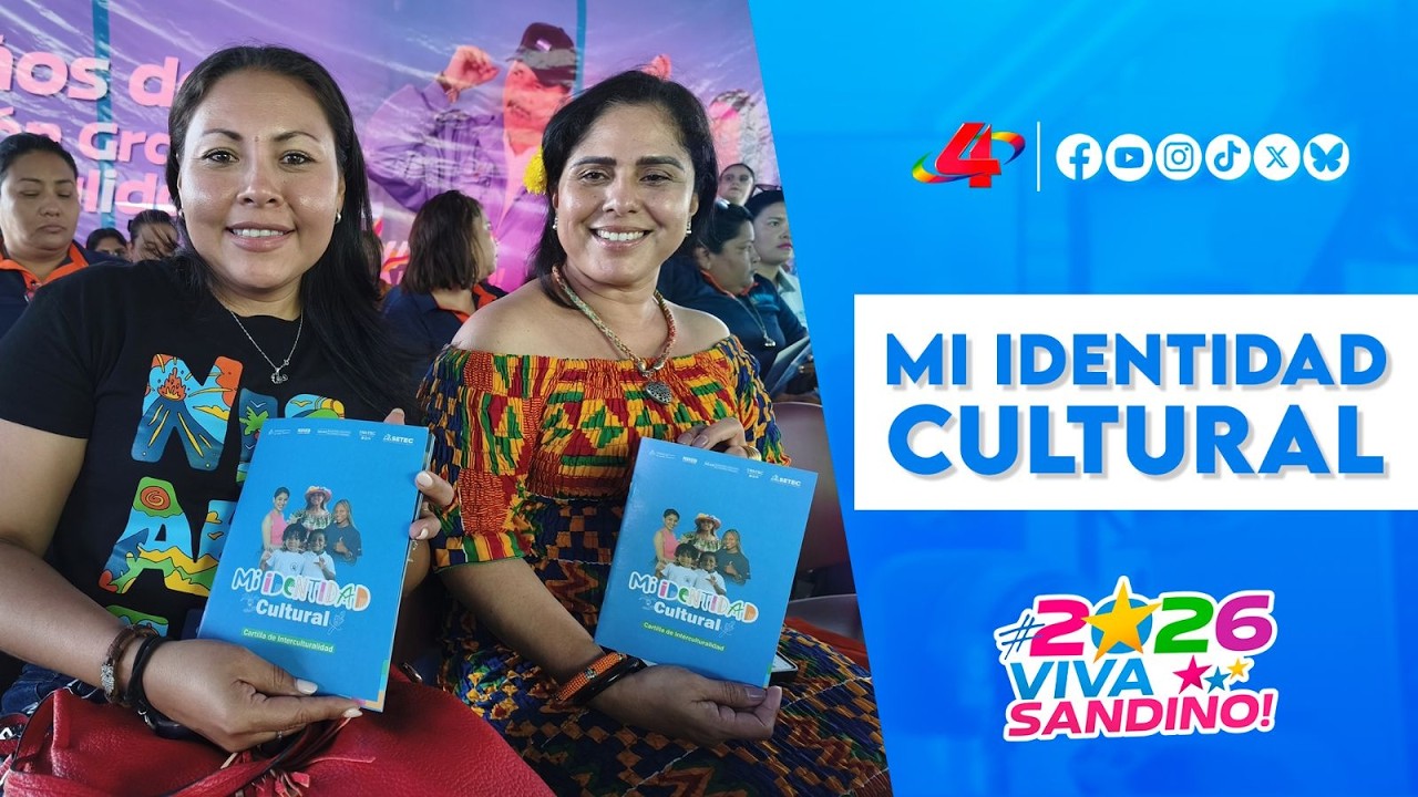 Lanzamiento nacional: Cartilla “Mi Identidad Cultural” en Nicaragua 🇳🇮