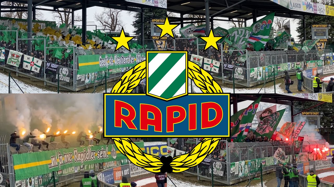 Wolfsberger AC - SK Rapid Wien | Rapidchoreo GSW | Auswärtssupport Ultras Rapid | 26.02.2023