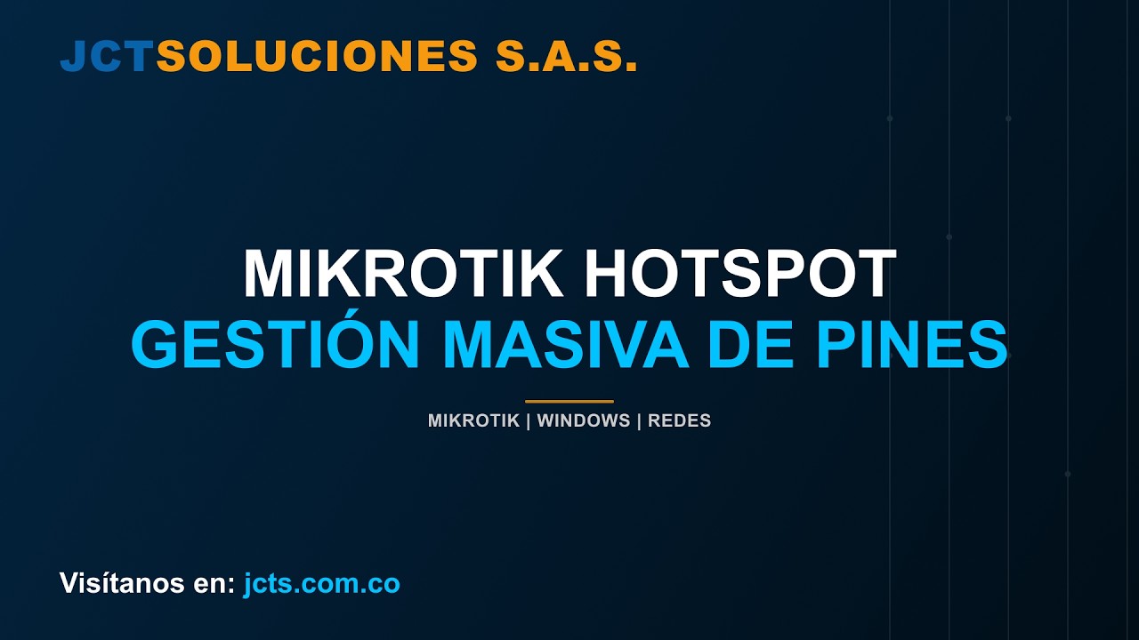 TheUserMan generación masiva de pines para hotspot